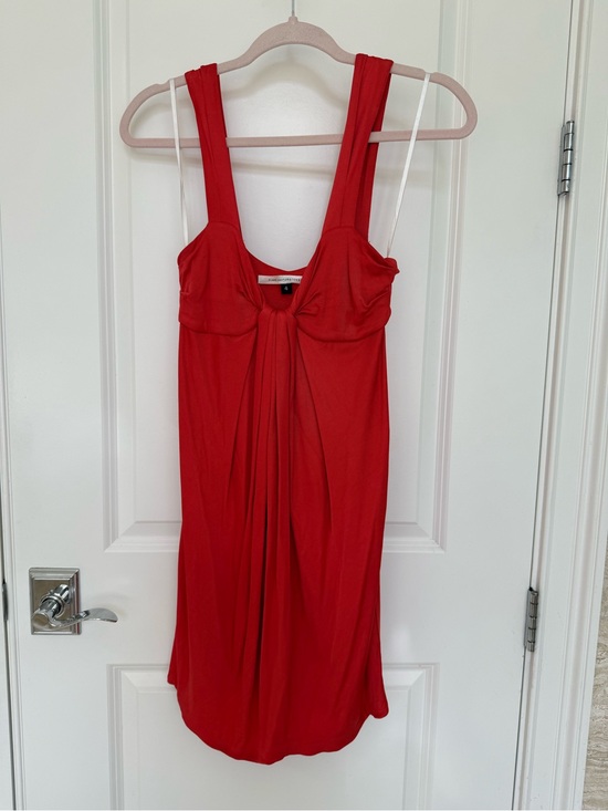 Diane Von Furstenberg Dresses & Skirts - Diane Von Furstenberg Red Orange Mini Dress